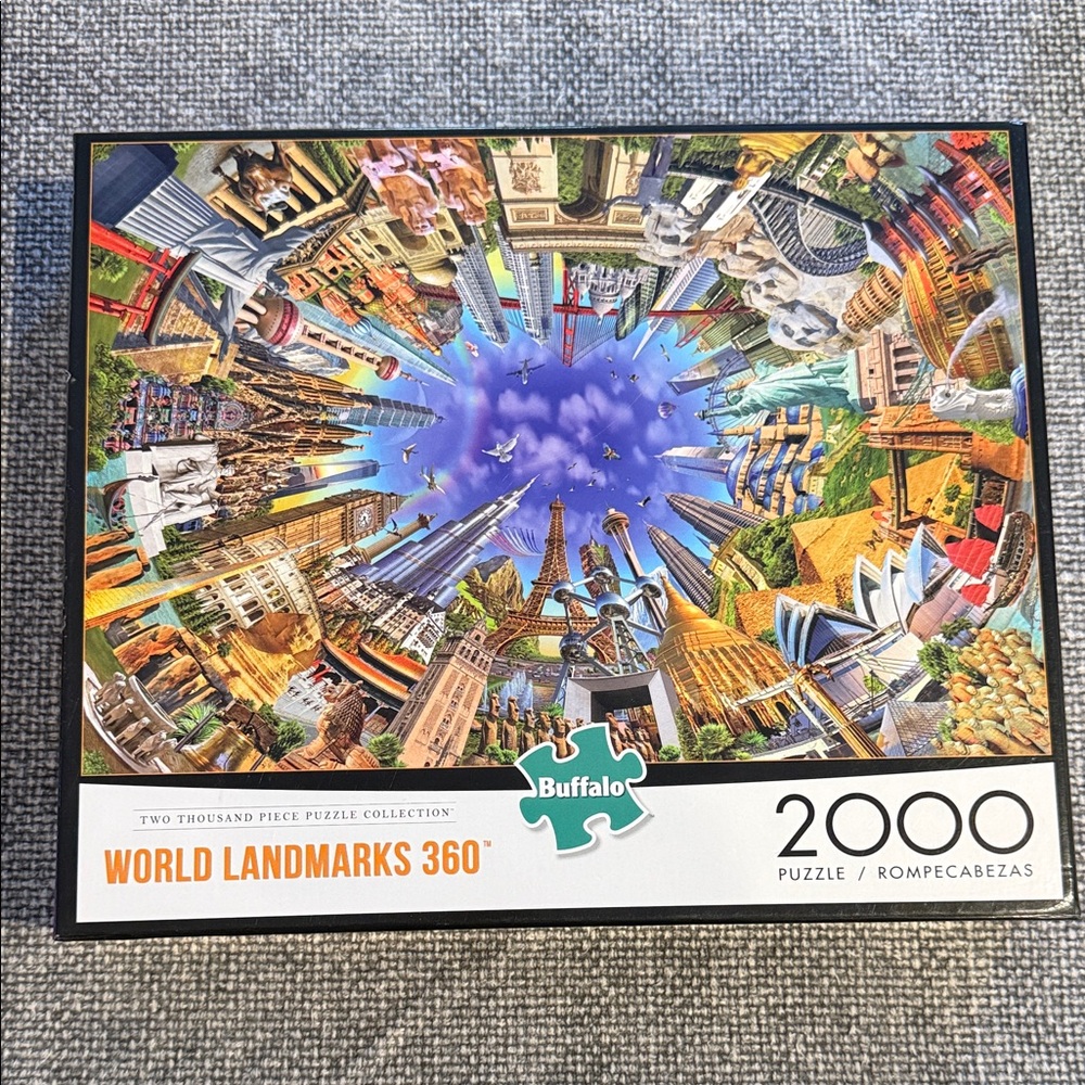 Buffalo David Bitton World Landmarks 360° Puzzle